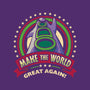 Make The World Great-none polyester shower curtain-Olipop