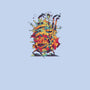 Abstract Castle-none polyester shower curtain-victorsbeard