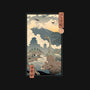 Jurassic Ukiyo-e 2-none removable cover w insert throw pillow-vp021