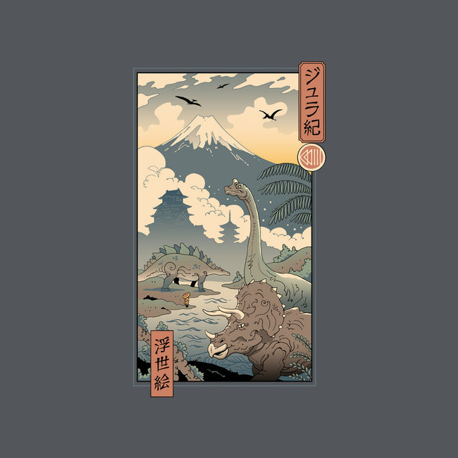 Jurassic Ukiyo-e 2-none memory foam bath mat-vp021