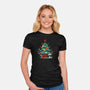 Game Christmas-womens fitted tee-Vallina84