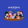 Heroes-none non-removable cover w insert throw pillow-Angel Rotten