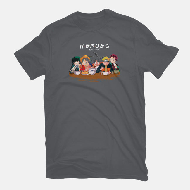 Heroes-youth basic tee-Angel Rotten