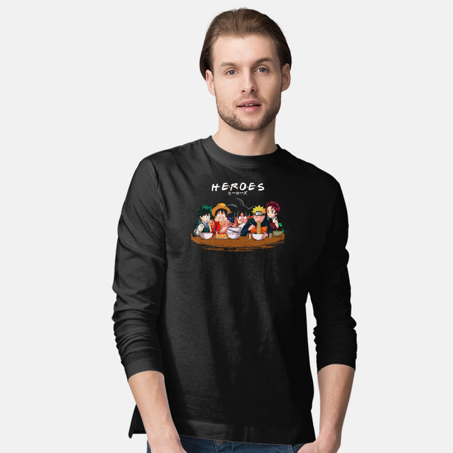 Heroes-mens long sleeved tee-Angel Rotten