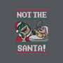 Not The Santa-none non-removable cover w insert throw pillow-Raffiti