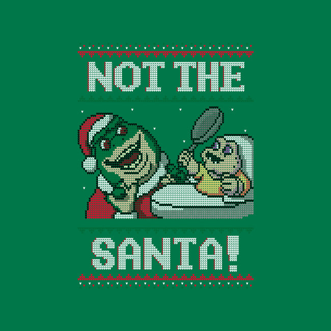 Not The Santa-unisex zip-up sweatshirt-Raffiti