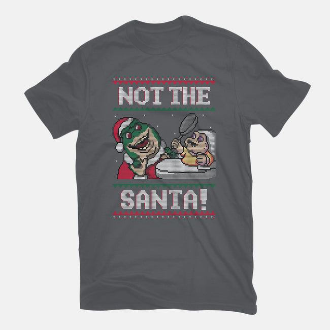 Not The Santa-mens basic tee-Raffiti