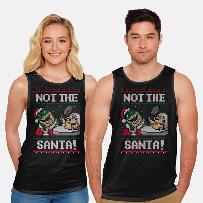 Not The Santa-unisex basic tank-Raffiti