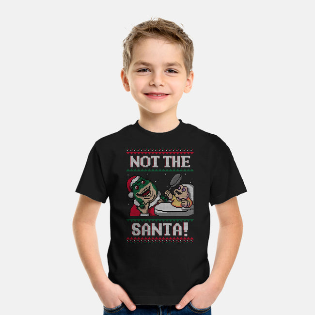 Not The Santa-youth basic tee-Raffiti