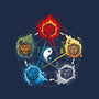 Dice Elements-none stretched canvas-Vallina84