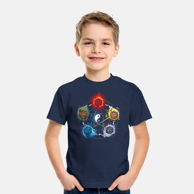Dice Elements-youth basic tee-Vallina84