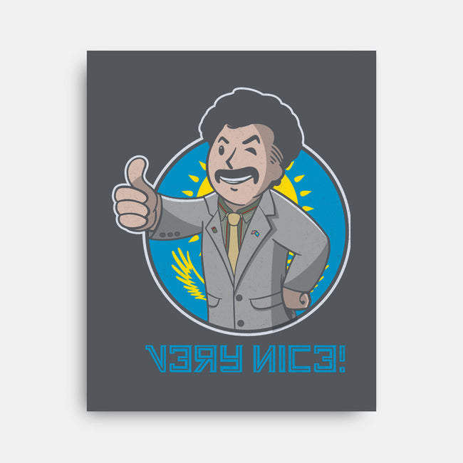 Nice Boy-none stretched canvas-Getsousa!