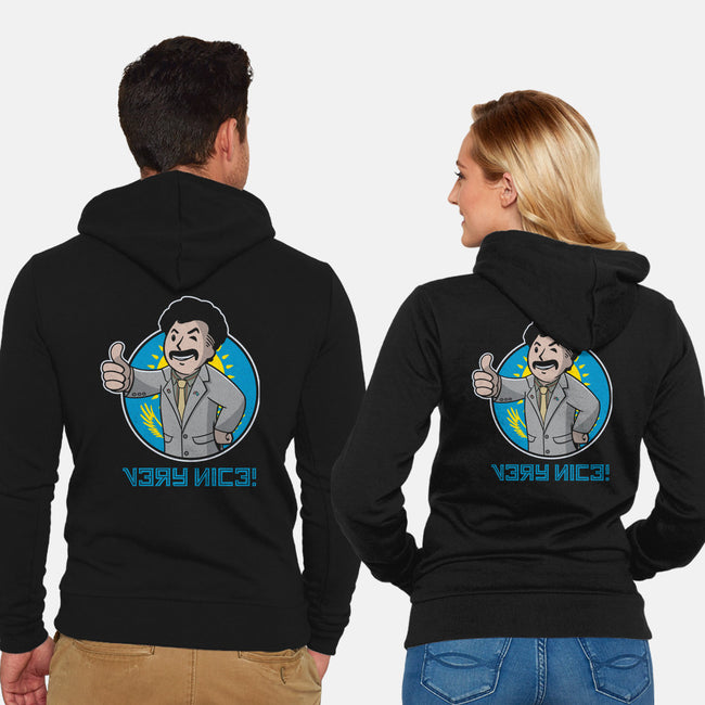 Nice Boy-unisex zip-up sweatshirt-Getsousa!