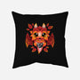 Dragon Of Leaves-none removable cover w insert throw pillow-NemiMakeit