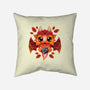 Dragon Of Leaves-none removable cover w insert throw pillow-NemiMakeit