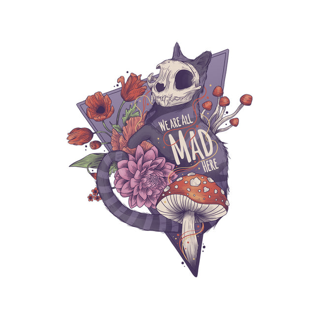 We Are All Mad Here-mens basic tee-Jess.Adams.Creates
