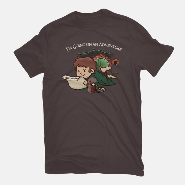 I'm Going On An Adventure-mens premium tee-doodletoots
