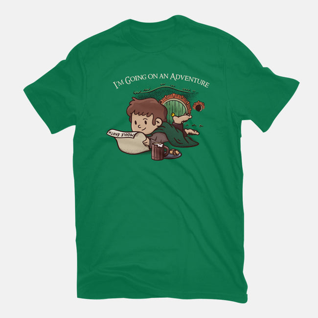 I'm Going On An Adventure-mens premium tee-doodletoots