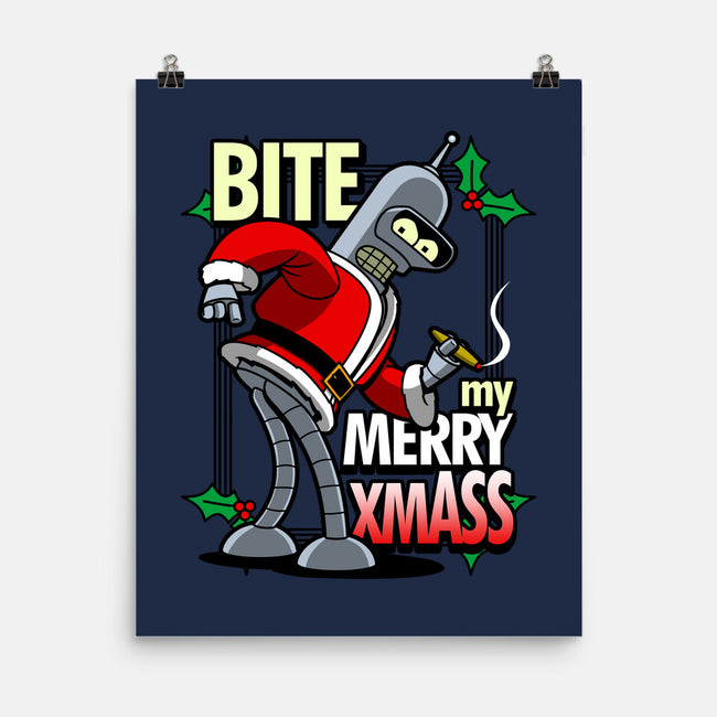 Bite my Merry XmASS-none matte poster-Boggs Nicolas