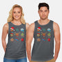 Christmas Dice-unisex basic tank-Vallina84