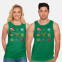 Christmas Dice-unisex basic tank-Vallina84