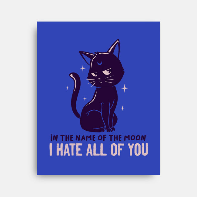 I Hate You-none stretched canvas-koalastudio