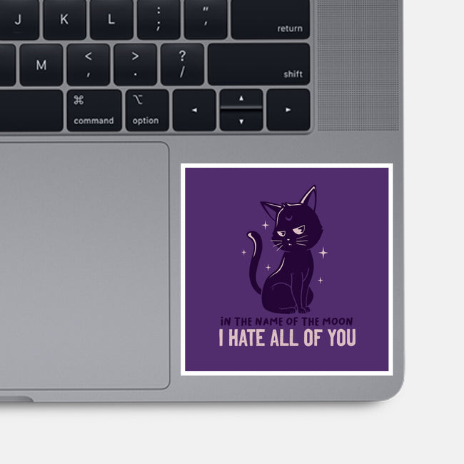 I Hate You-none glossy sticker-koalastudio