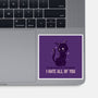 I Hate You-none glossy sticker-koalastudio