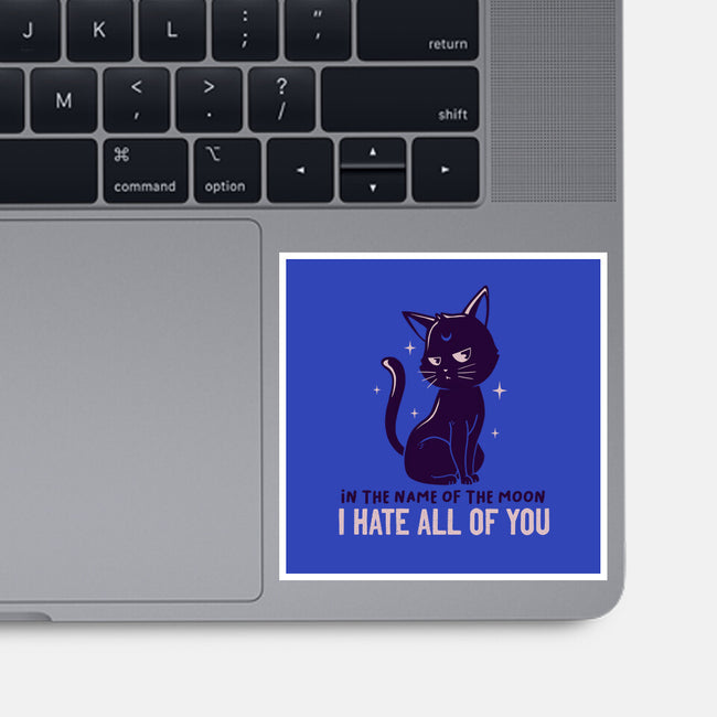 I Hate You-none glossy sticker-koalastudio