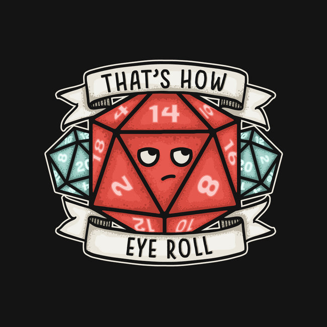 How Eye Roll-none stretched canvas-CoD Designs