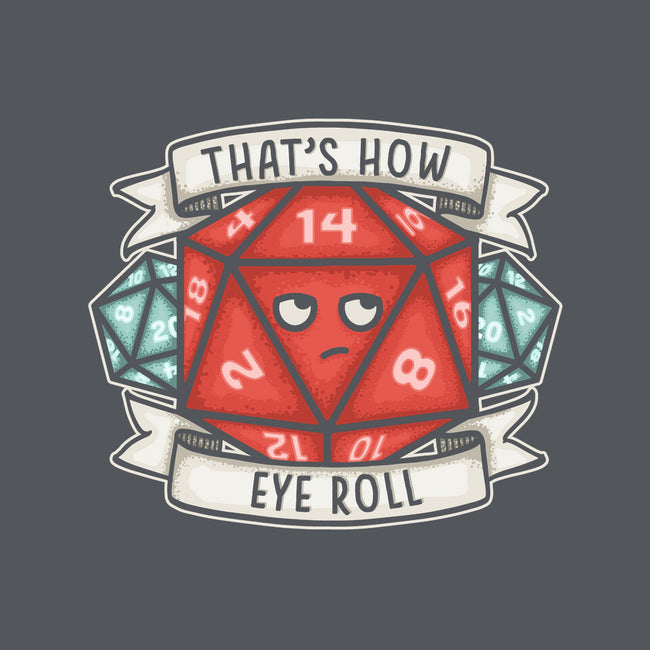 How Eye Roll-none stretched canvas-CoD Designs