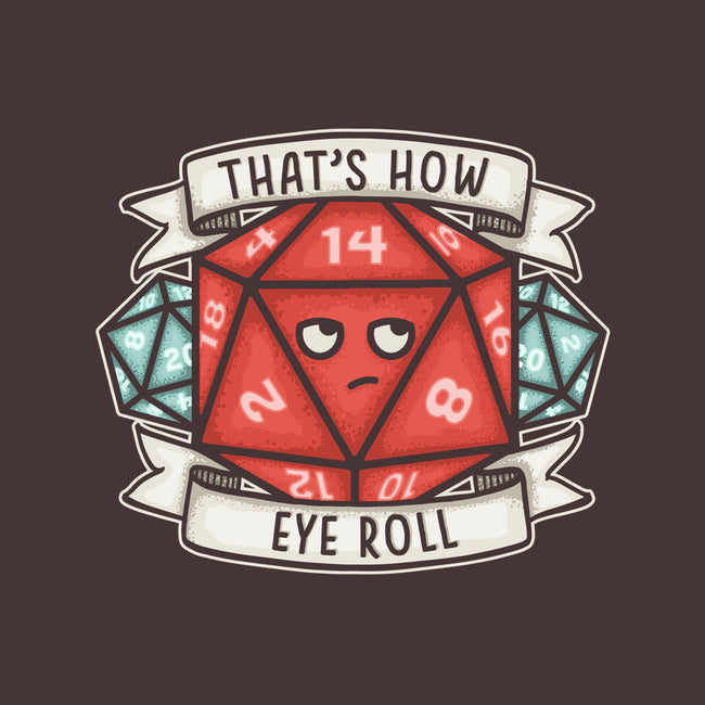 How Eye Roll-none removable cover w insert throw pillow-CoD Designs