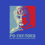 Po-Tay-Toes-none polyester shower curtain-kg07