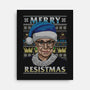 Merry Resistmas-none stretched canvas-CoD Designs