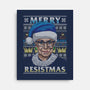 Merry Resistmas-none stretched canvas-CoD Designs