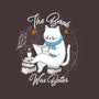 Cat Reader-mens basic tee-Liewrite