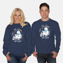 Cat Reader-unisex crew neck sweatshirt-Liewrite