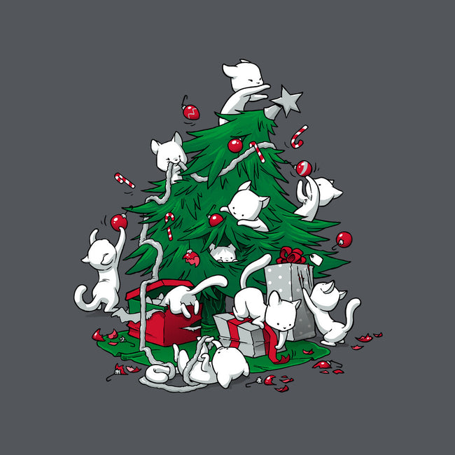 Cat Tree-womens v-neck tee-DoOomcat