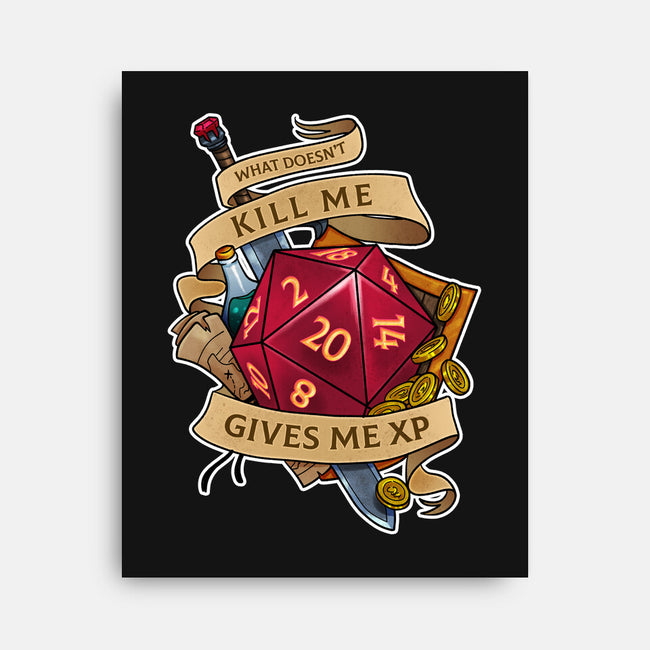 Gives Me XP-none stretched canvas-Ursulalopez