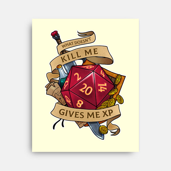 Gives Me XP-none stretched canvas-Ursulalopez