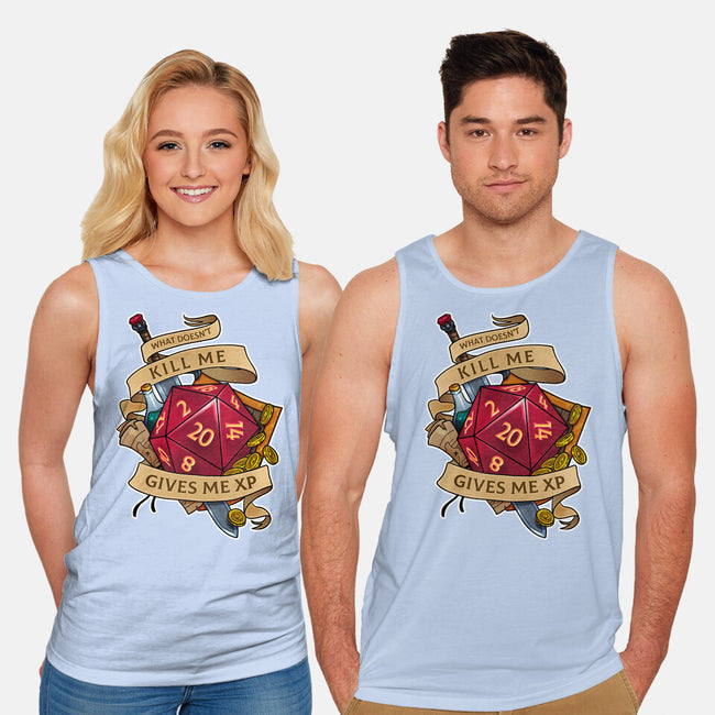 Gives Me XP-unisex basic tank-Ursulalopez