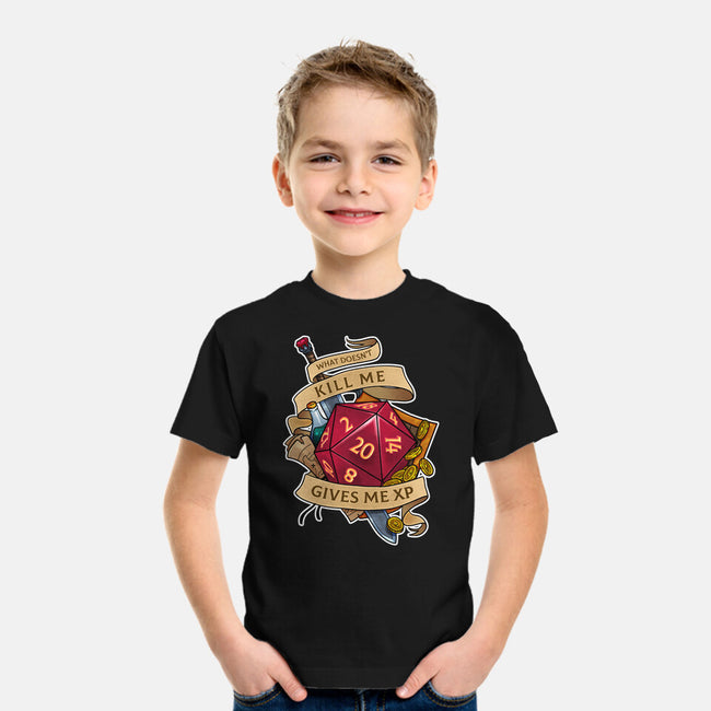 Gives Me XP-youth basic tee-Ursulalopez