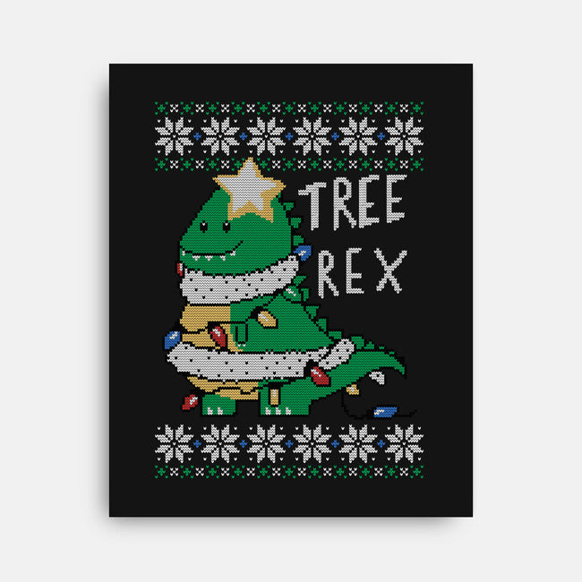 Tree Rex Sweater-none stretched canvas-TaylorRoss1
