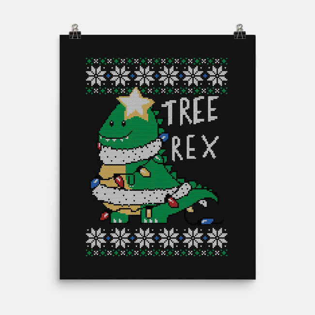 Tree Rex Sweater-none matte poster-TaylorRoss1