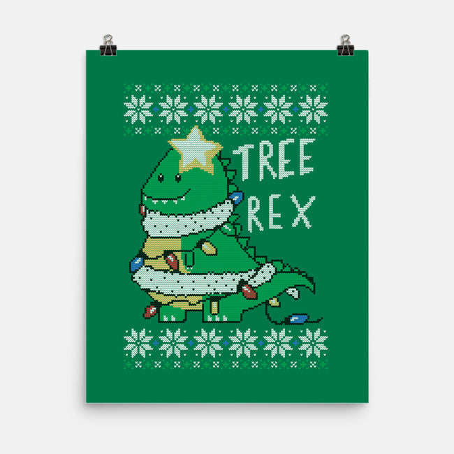 Tree Rex Sweater-none matte poster-TaylorRoss1