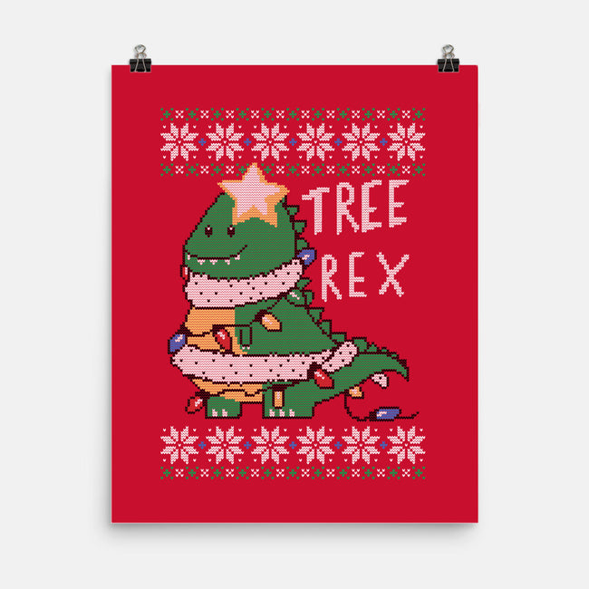 Tree Rex Sweater-none matte poster-TaylorRoss1