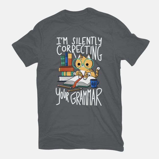 Grammar Cat-mens basic tee-TaylorRoss1