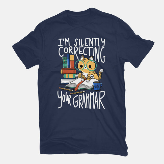Grammar Cat-mens basic tee-TaylorRoss1