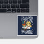 Grammar Cat-none glossy sticker-TaylorRoss1