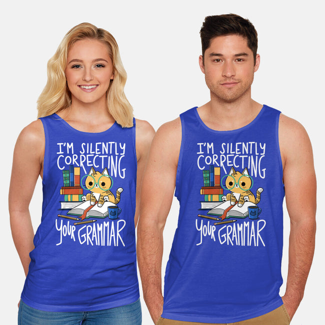 Grammar Cat-unisex basic tank-TaylorRoss1